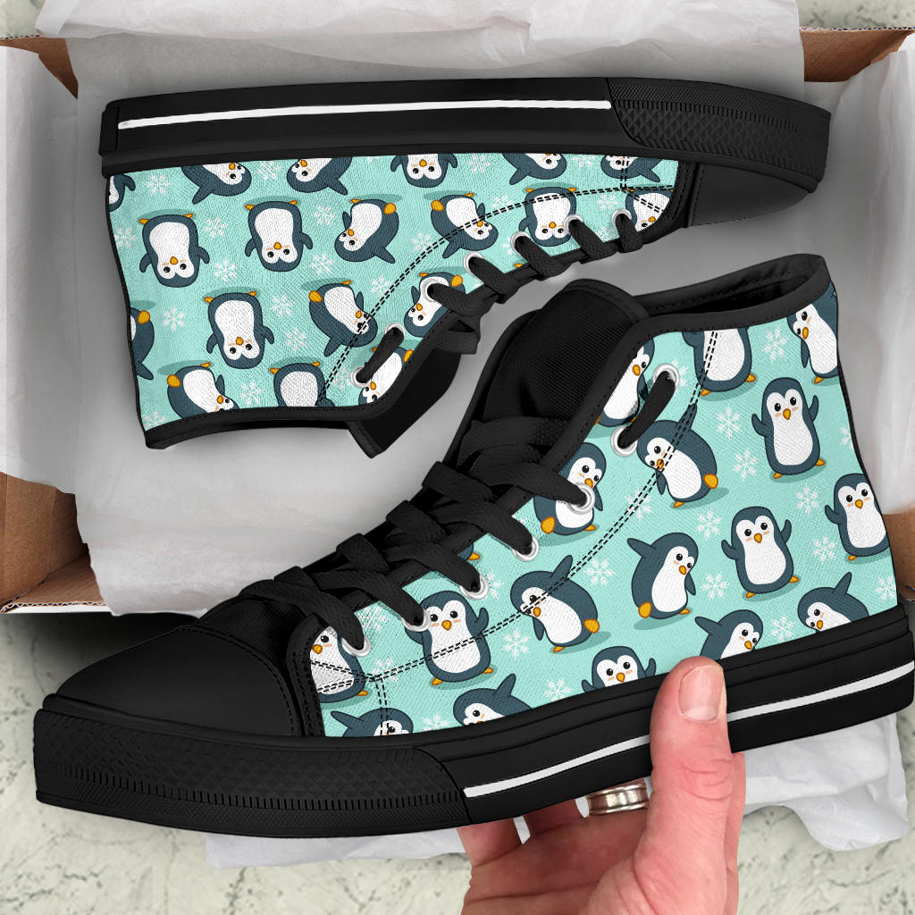 Gym Penguin Shoes Black Sole High Top Shoes – product image 5