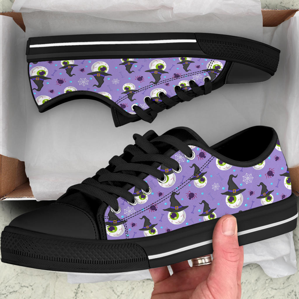 Halloween Eyeball Shoes Black Sole