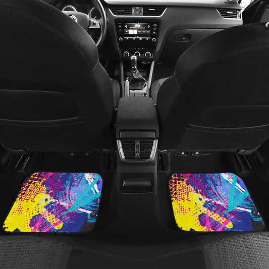 Colorful Abstract Car Floor Mats