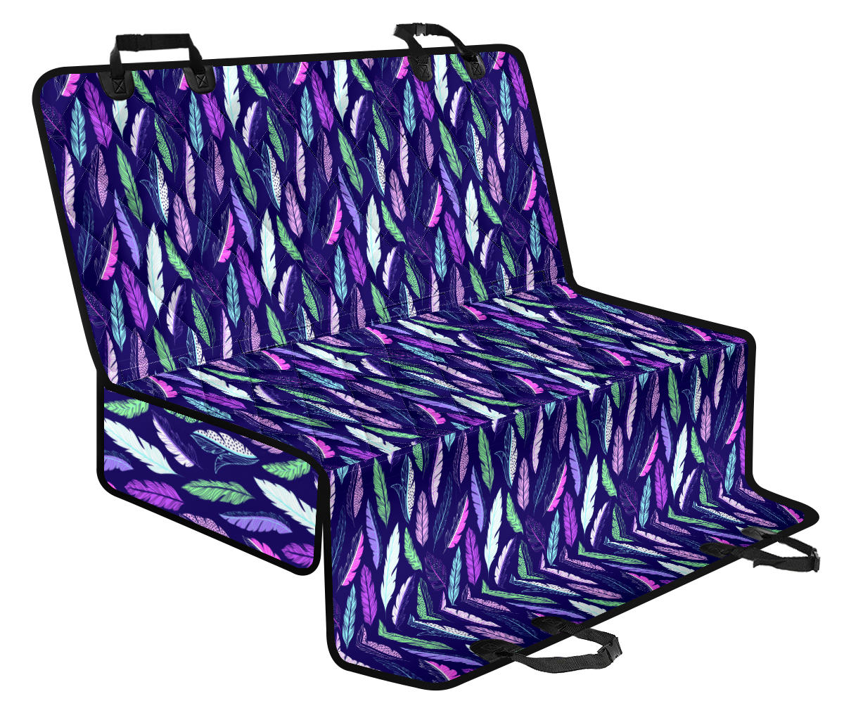 Feathers Car Back Seat Pet Cover