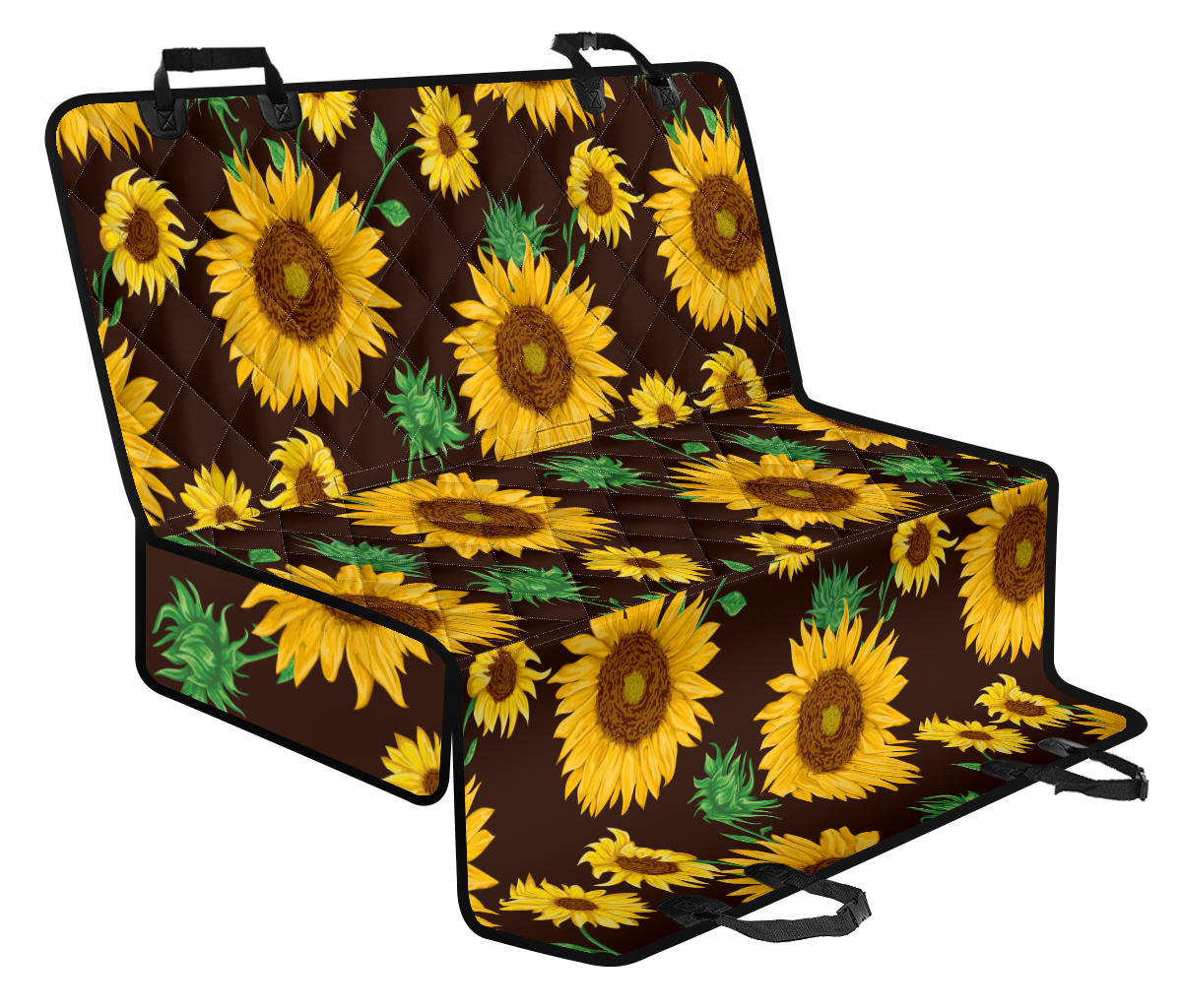 Sunflowers Car Back Seat Pet Cover
