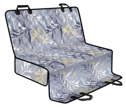 Abstract Floral 1 Car Back Seat Pet Cover