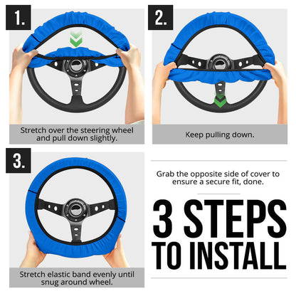 Blue Steering Wheel Cover