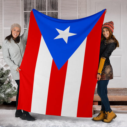 Puerto Rican Flag Blanket
