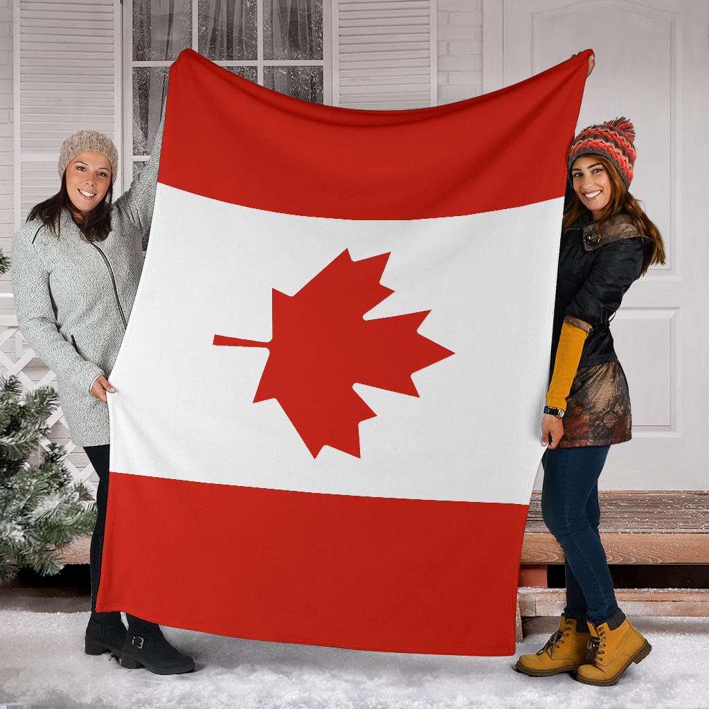 Canadian Flag Blanket