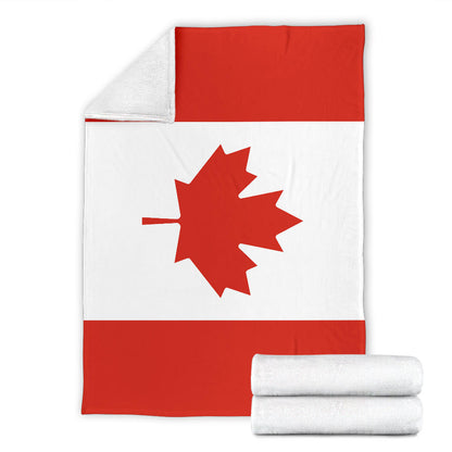 Canadian Flag Blanket