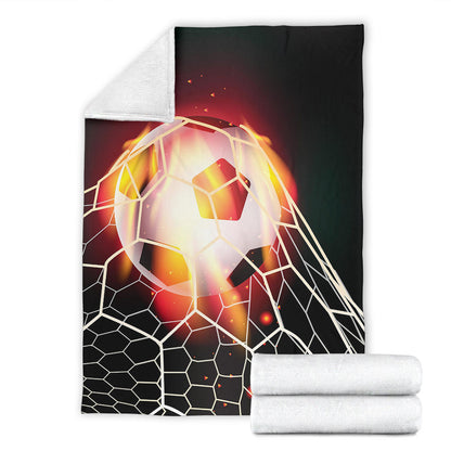 Soccer Ball Fire Net Blanket