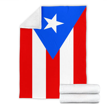 Puerto Rican Flag Blanket
