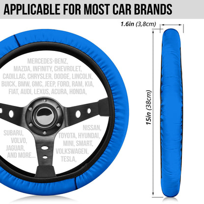 Blue Steering Wheel Cover