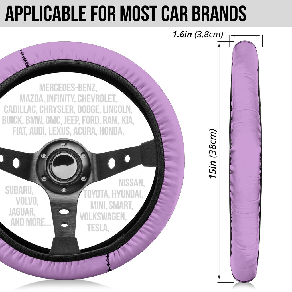 Lilac Steering Wheel Cover
