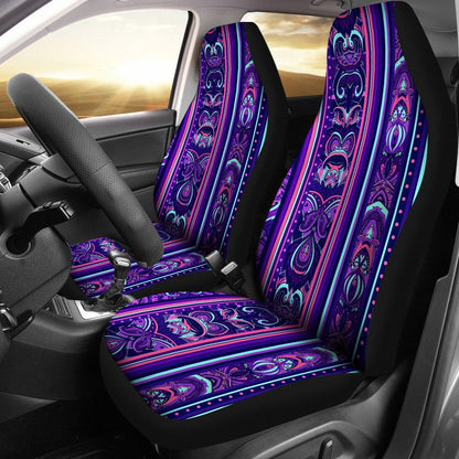 Purple Boho Car Seat Covers