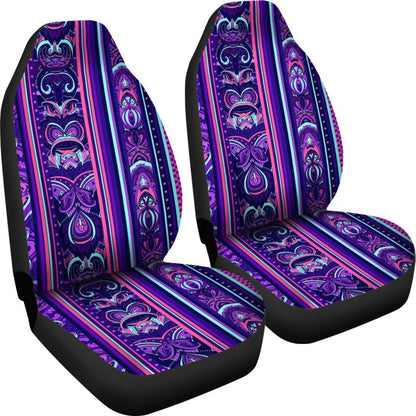 Purple Boho Car Seat Covers