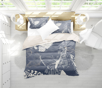 Abstract Butterflies Bedding Set