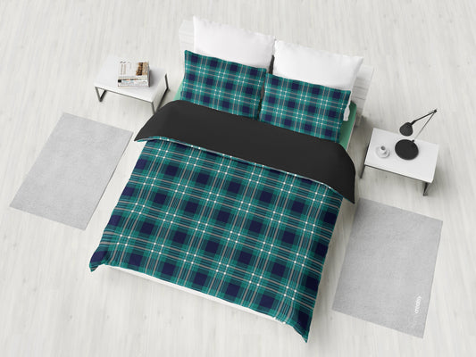 Green Plaid Bedding Set
