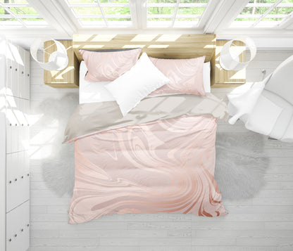 Ivory Swirls Bedding Set