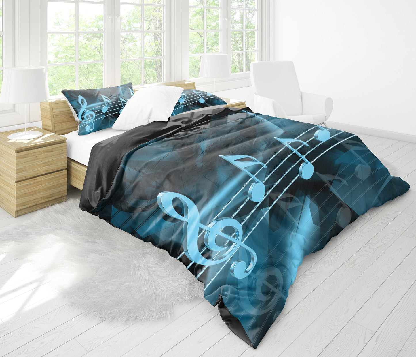 Musical Notes Bedding Set