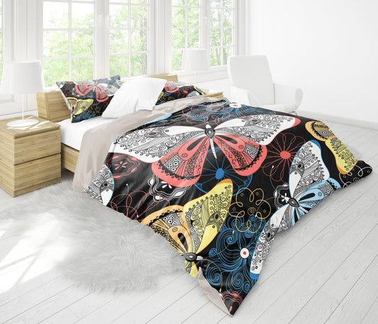 Butterflies Decor Bedding Set