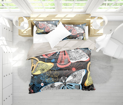 Butterflies Decor Bedding Set