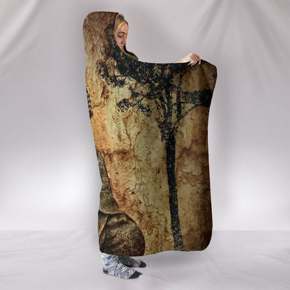 Buddha Tree Hooded Blanket