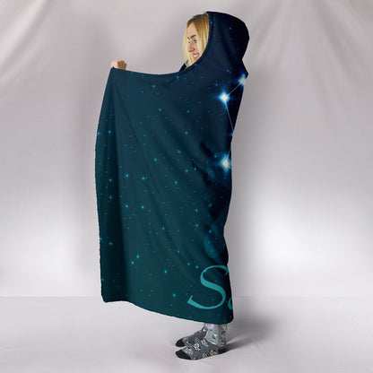 Sagittarius Zodiac Hooded Blanket