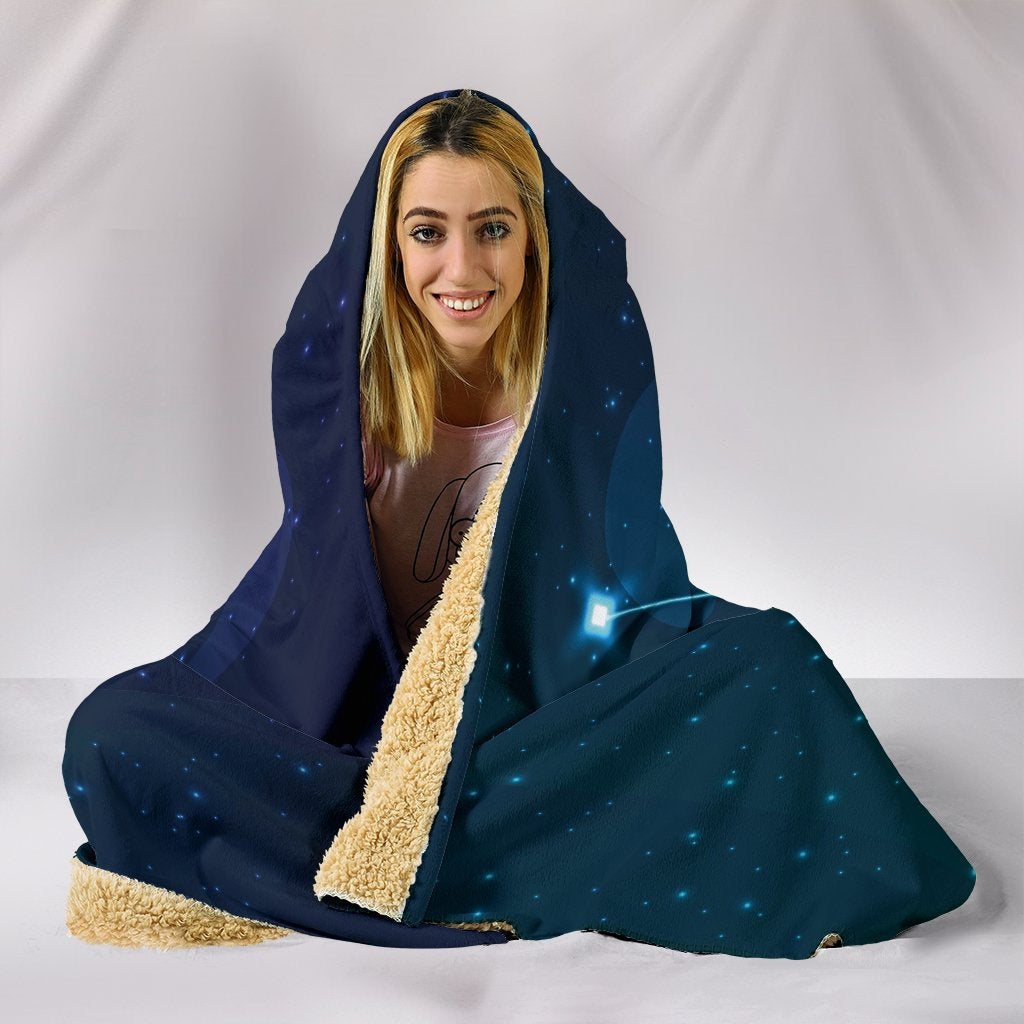 Aries Zodiac Hooded Blanket