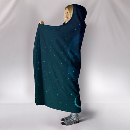 Cancer Zodiac Hooded Blanket