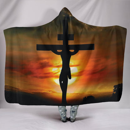 Jesus Christ Hooded Blanket