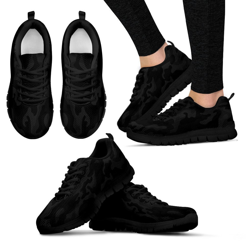 Dark Grey Camouflage Sneakers