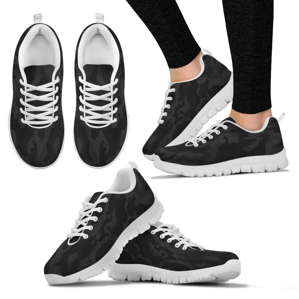 Dark Grey Camouflage Sneakers