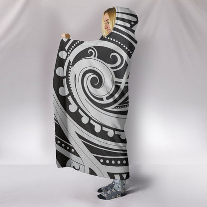 Tribal Maori Hooded Blanket
