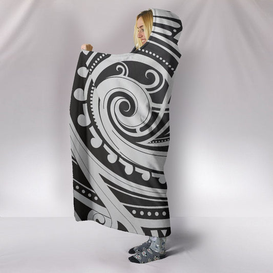 Tribal Maori Hooded Blanket