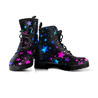 Pink & Purple Stars Womens Boots