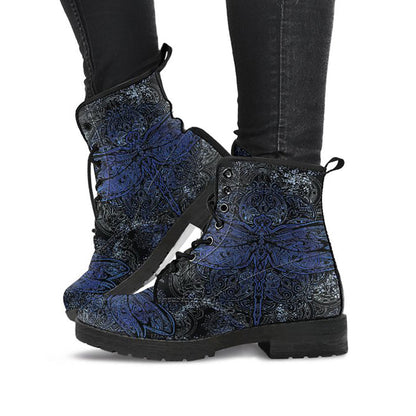 Dragonfly Mandala Printed Boots