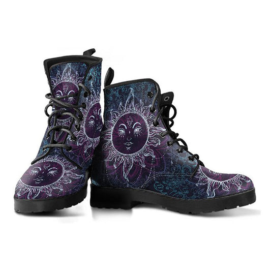 Sun & Moon Mandala Womens Boots