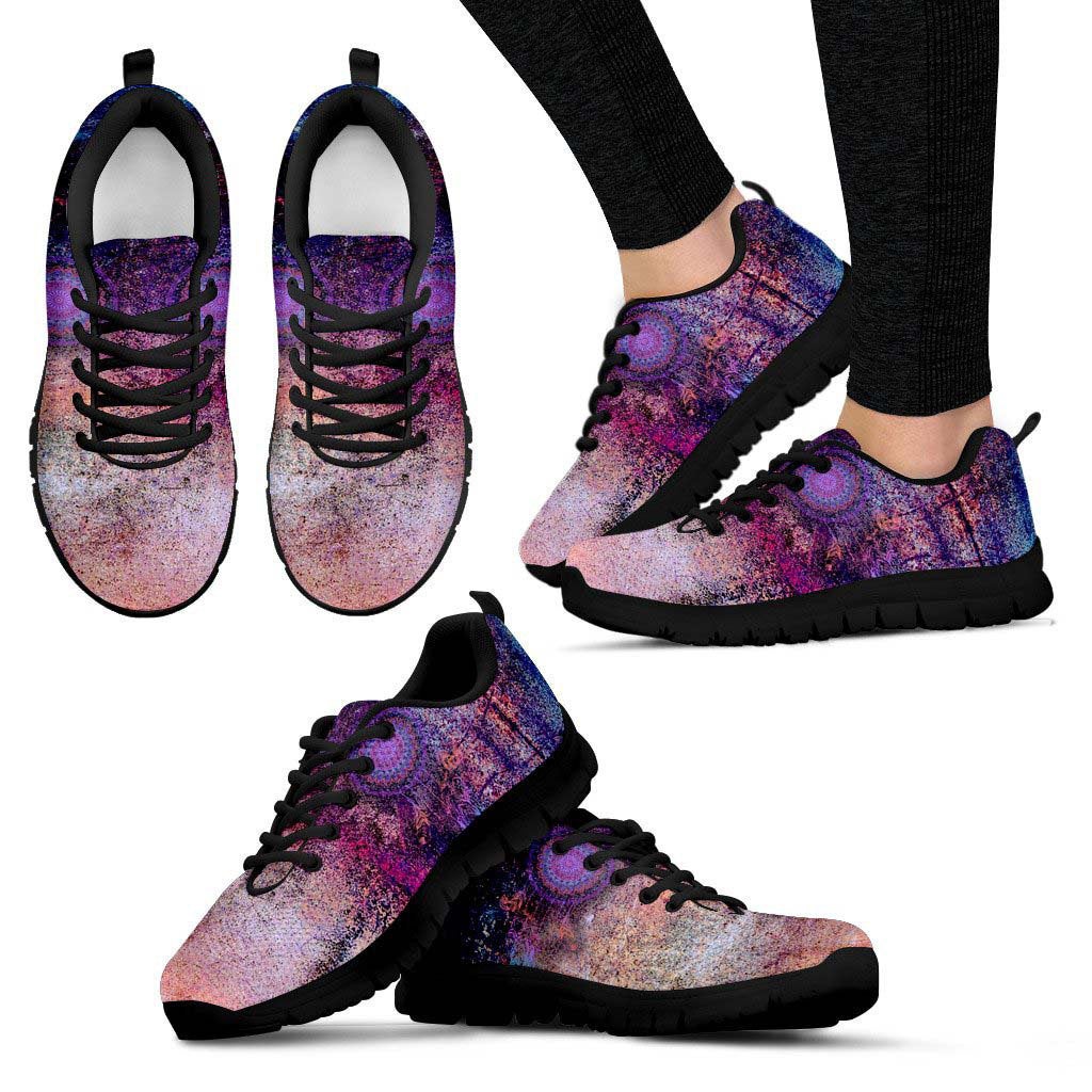 Pink & Purple Abstract Dream Catcher Sneakers