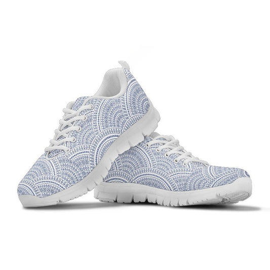 Blue Circle Mandalas Sneakers