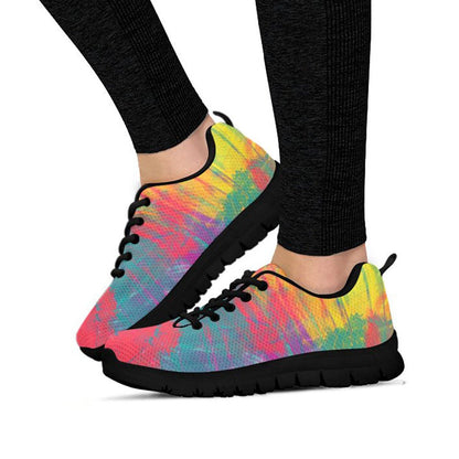 Colorful Abstract Pastel Printed Running Shoes
