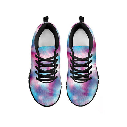 Pink & Purple Tie Dye Abstract Sneakers