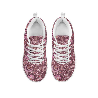 Pink Floral Decor Sneakers