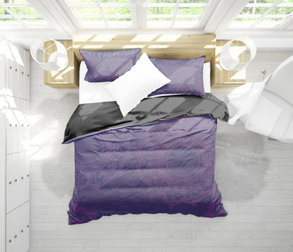 Purple Mandalas Bedding Set