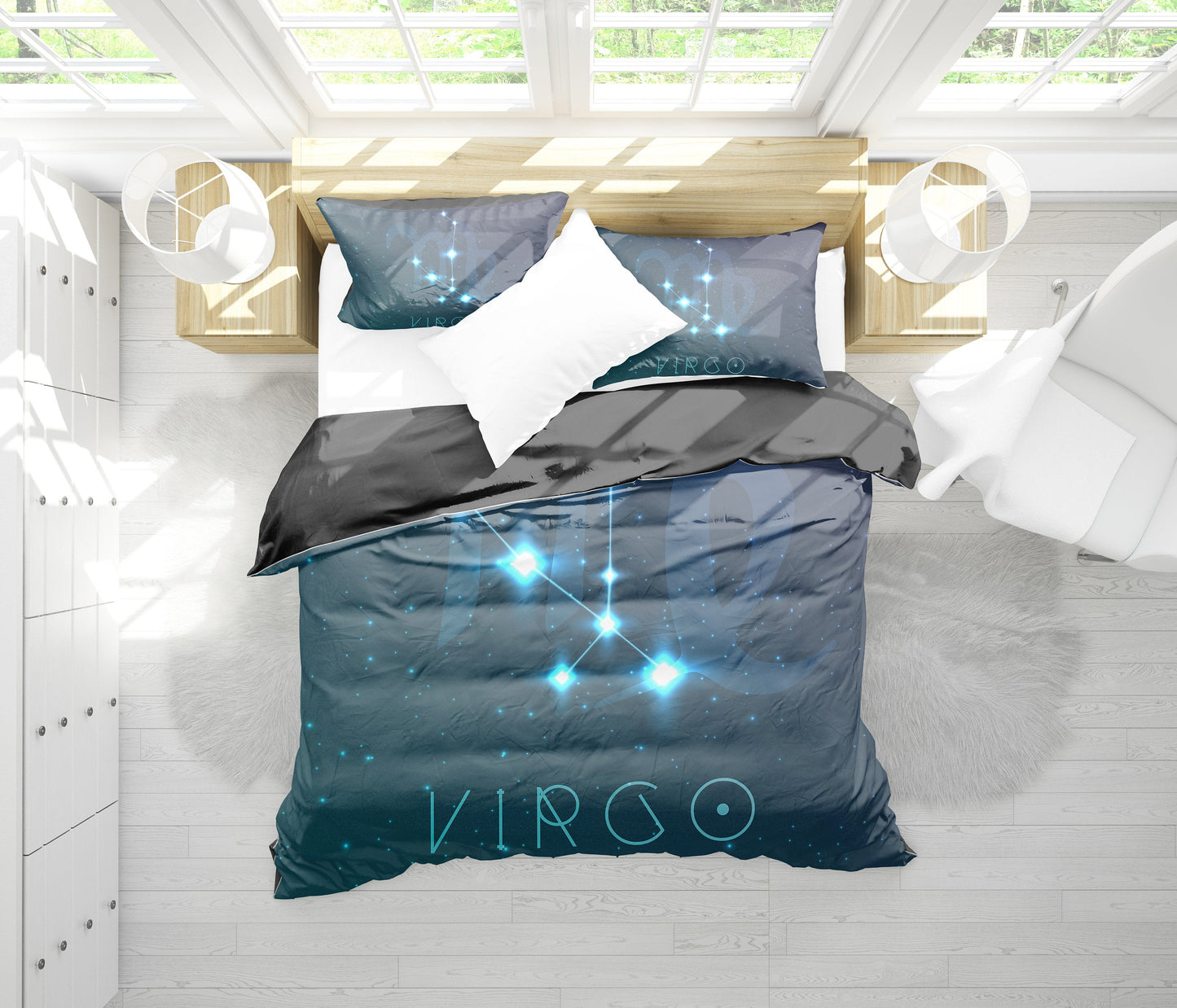 Virgo Zodiac Bedding Set