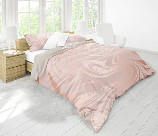 Ivory Swirls Bedding Set