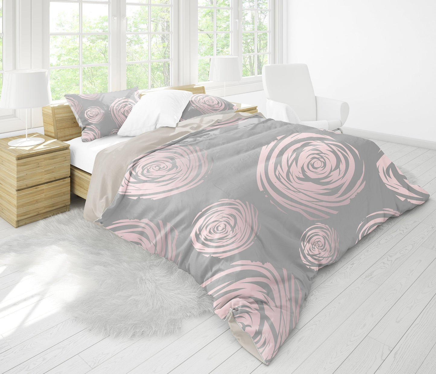 Abstract Swirls Bedding Set