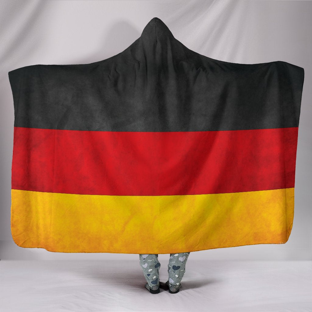 German Flag Hooded Blanket