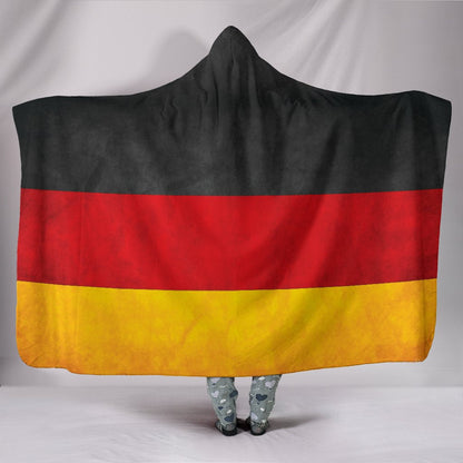 German Flag Hooded Blanket