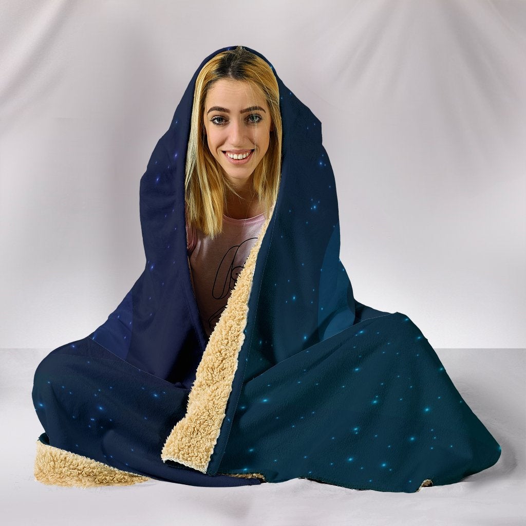 Cancer Zodiac Hooded Blanket