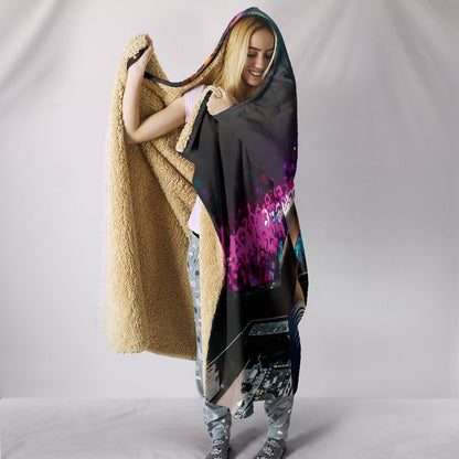 Heart DJ Hooded Blanket