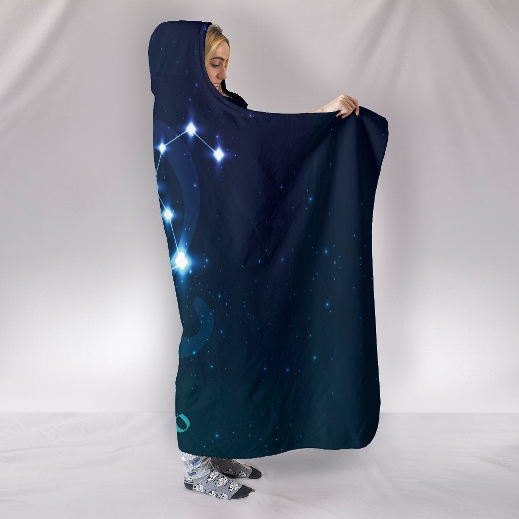 Leo Zodiac Hooded Blanket