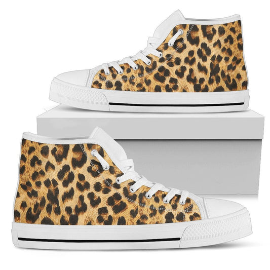 Leopard Print High Top Shoes