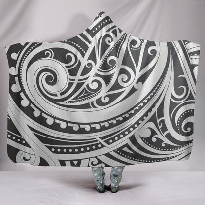 Tribal Maori Hooded Blanket
